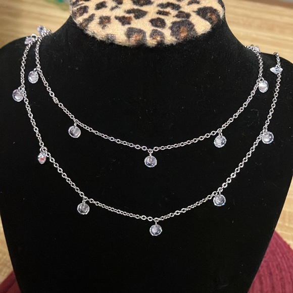 🌸Crystal Drop Necklace - Picture 5 of 5